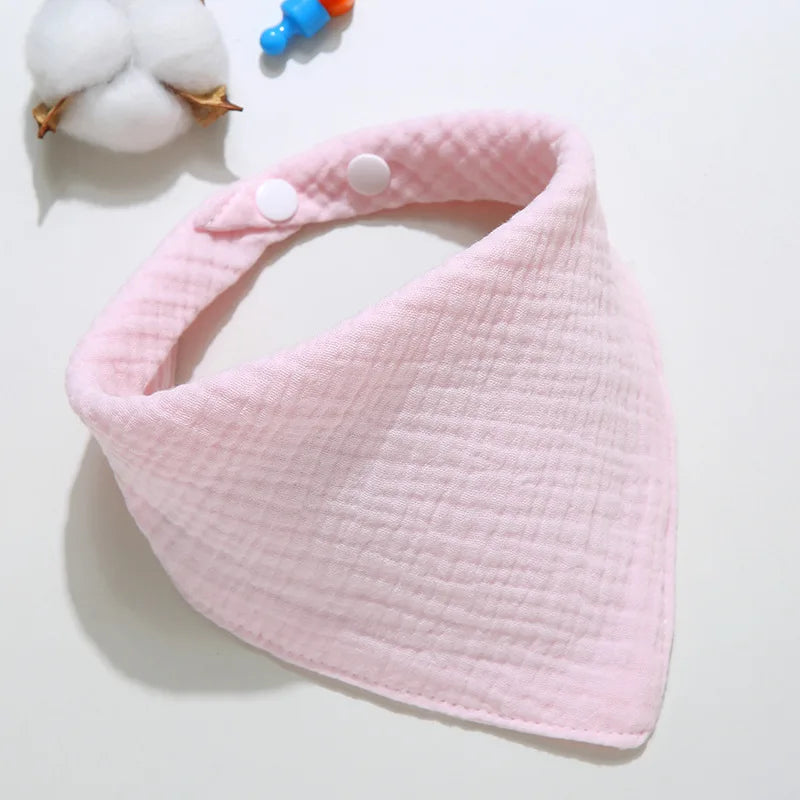 Bavoirs pandana coton premium rose pâle