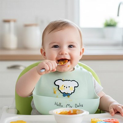 Bavoir silicone imperméable chien