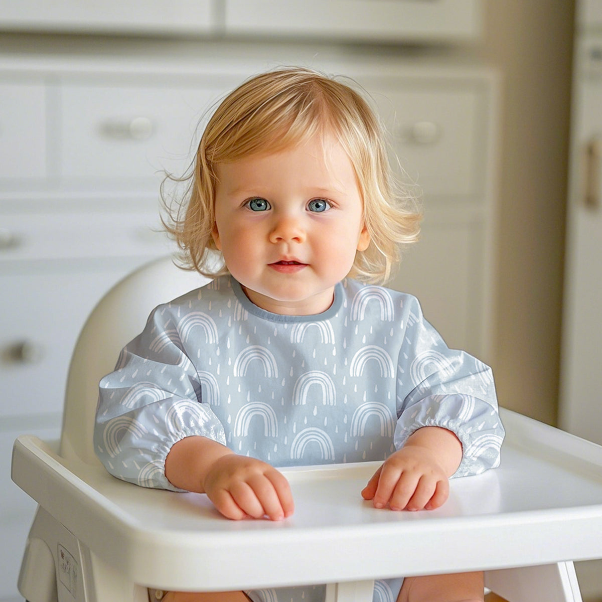 Bavoirs bébé imperméable bleu