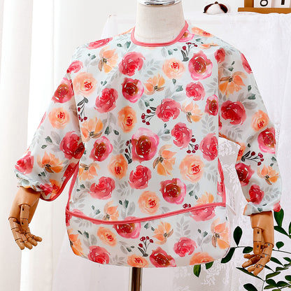 Bavoirs bébé imperméable rose rouge