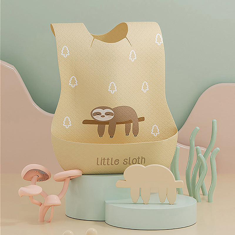 Bavoirs imperméables animal de compagnie jaune