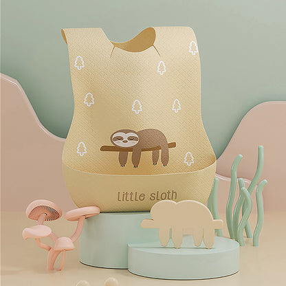 Bavoirs imperméables animal de compagnie jaune