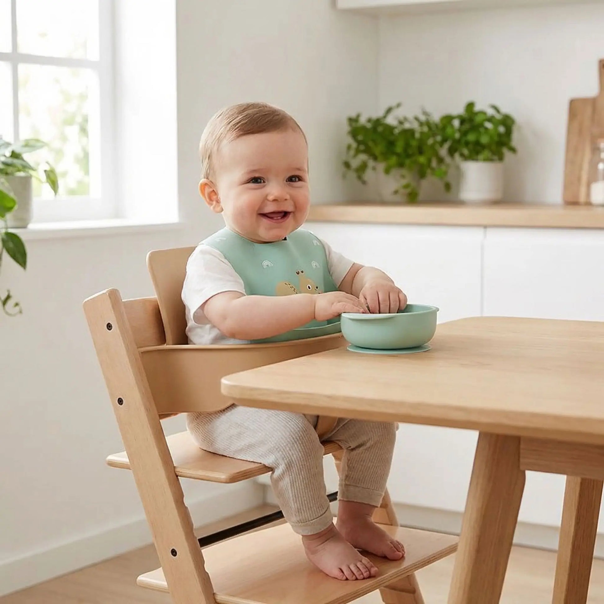 Bavoirs imperméable animal de compagnies vert