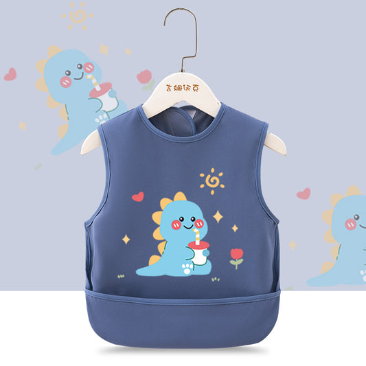 Bavoirs imperméables protection bleu