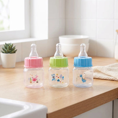 Biberon écologique sans BPA trois couleurs