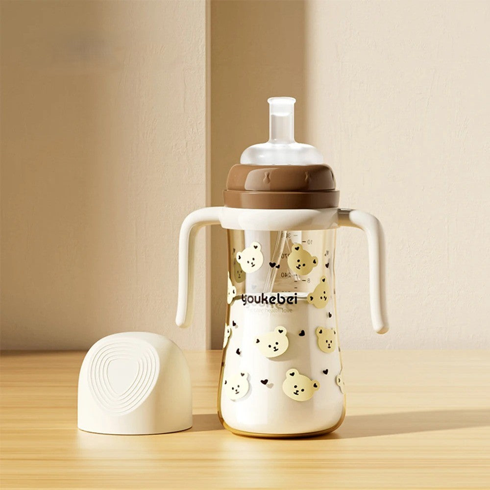 Biberon évolutif anti fuite khaki