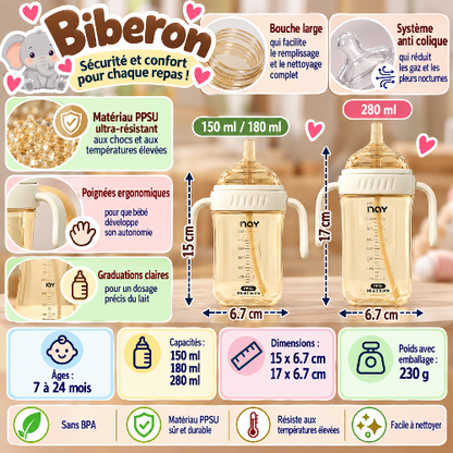 Biberon infographie