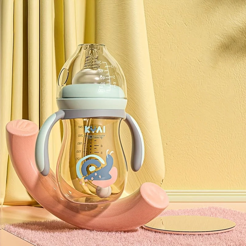 Biberon large ouverture sans vert BPA