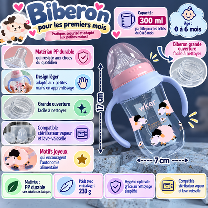 Biberon mouton infographie