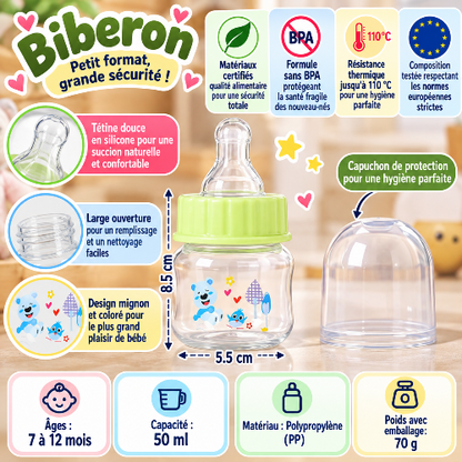Biberon pastel dimensions