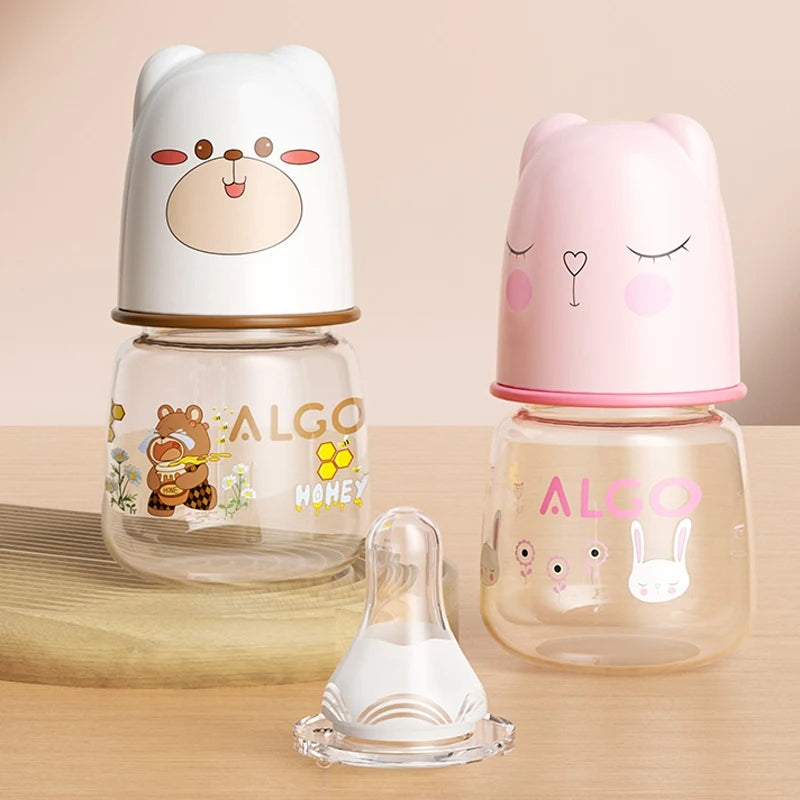 Biberon reconfortant nouveau né 60ml deux couleurs