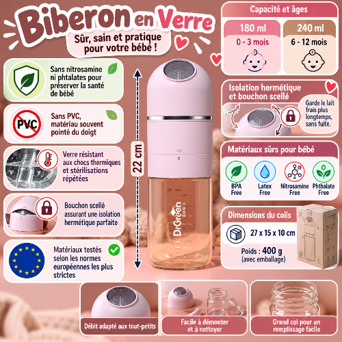 Biberon thermique dimensions