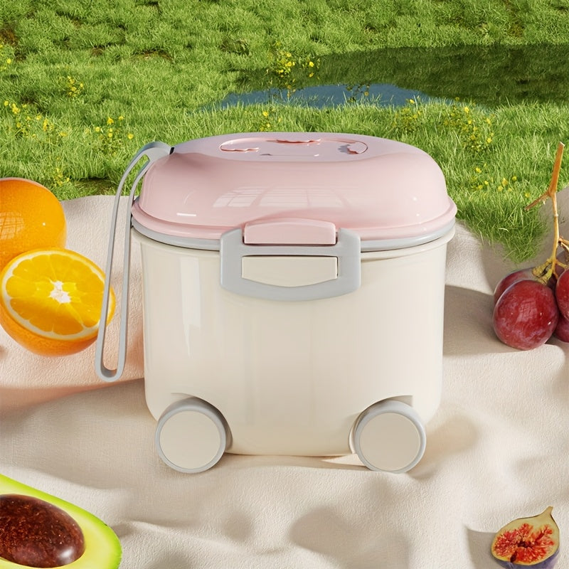 Boite doseuse lait auto rose 