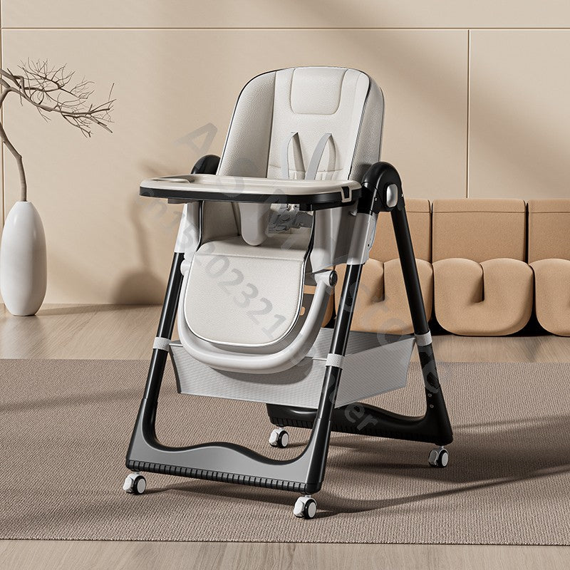 Chaise haute bébé évolutive blanche
