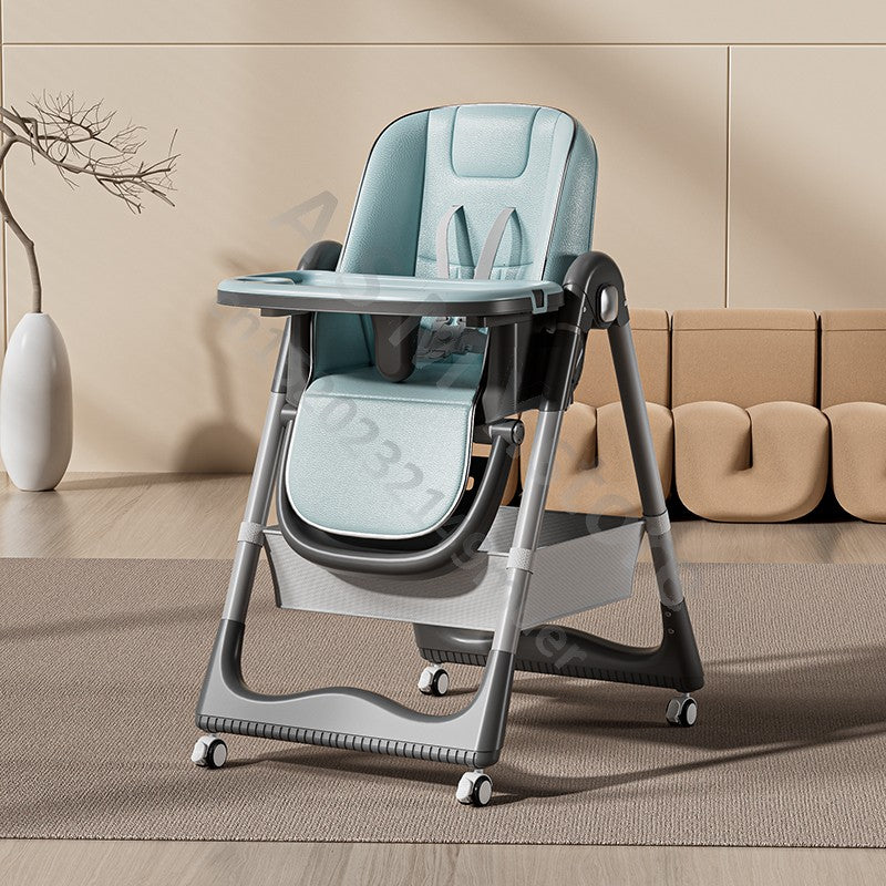 Chaise haute bébé évolutive vert