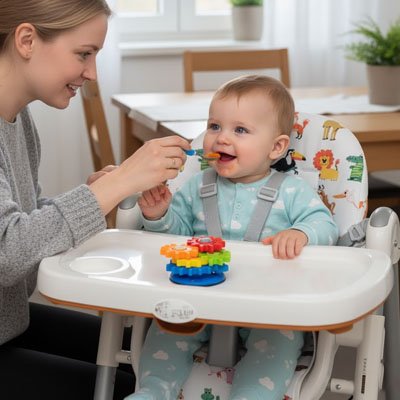 Coussin pour chaise haute zoo