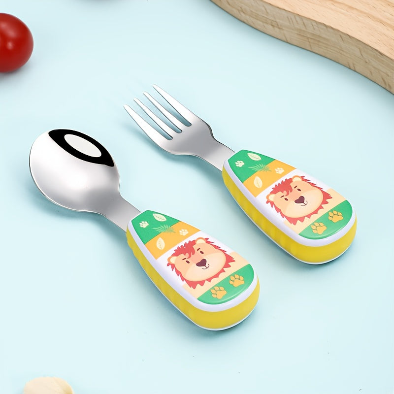 Cuillère ergonomique bébé autonomie jaune