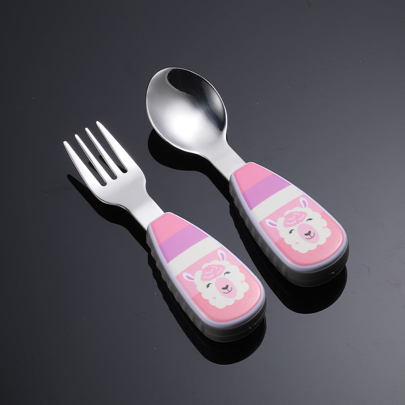 Cuillère ergonomique bébé autonomie rose