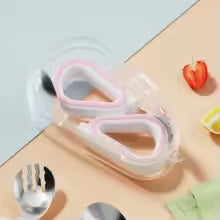 Cuillère ergonomique bébé avec coffret