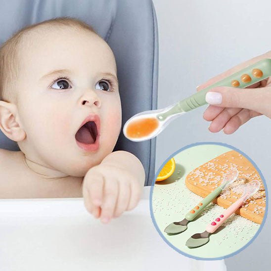 Cuillère pour Bébé pratique point-rouge