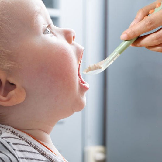 Cuillère pour Bébé pratique vert