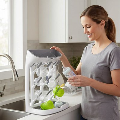 Égouttoir biberon hygiéplus avec maman-souriante