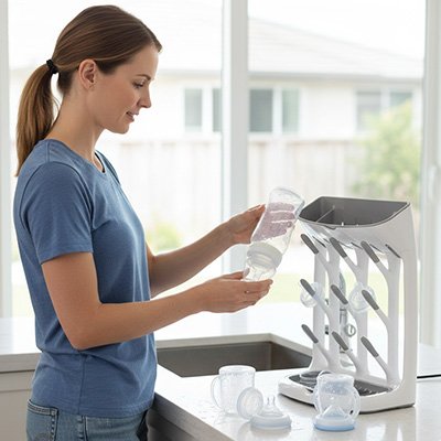 Égouttoir biberon hygiéplus blanc