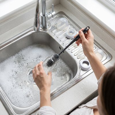 Goupillon biberon ulra efficace avec tétine