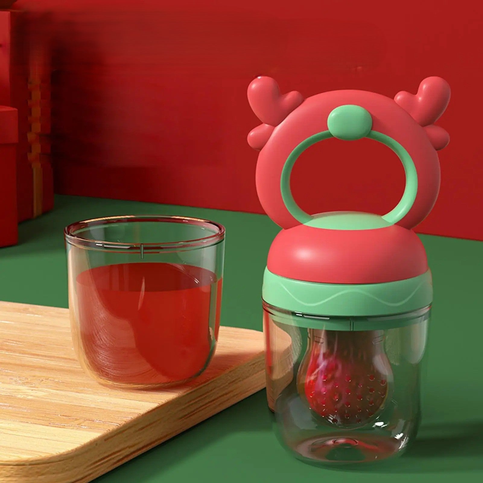 Grignoteuse bébé Marie Soleil confort anti étouffement fraise