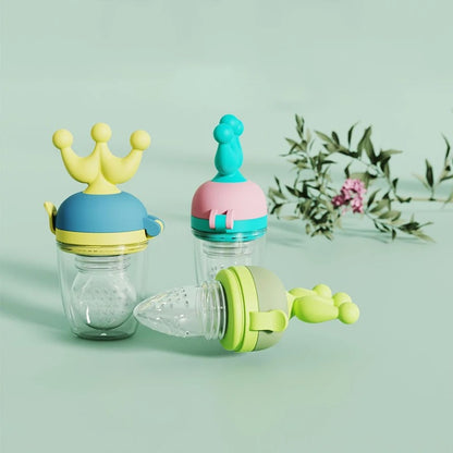 Grignoteuse bebe securiSaveur avec couronne jaune