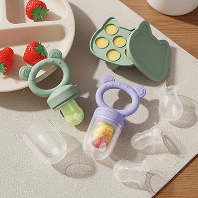 Grignoteuse bébé avec contenant