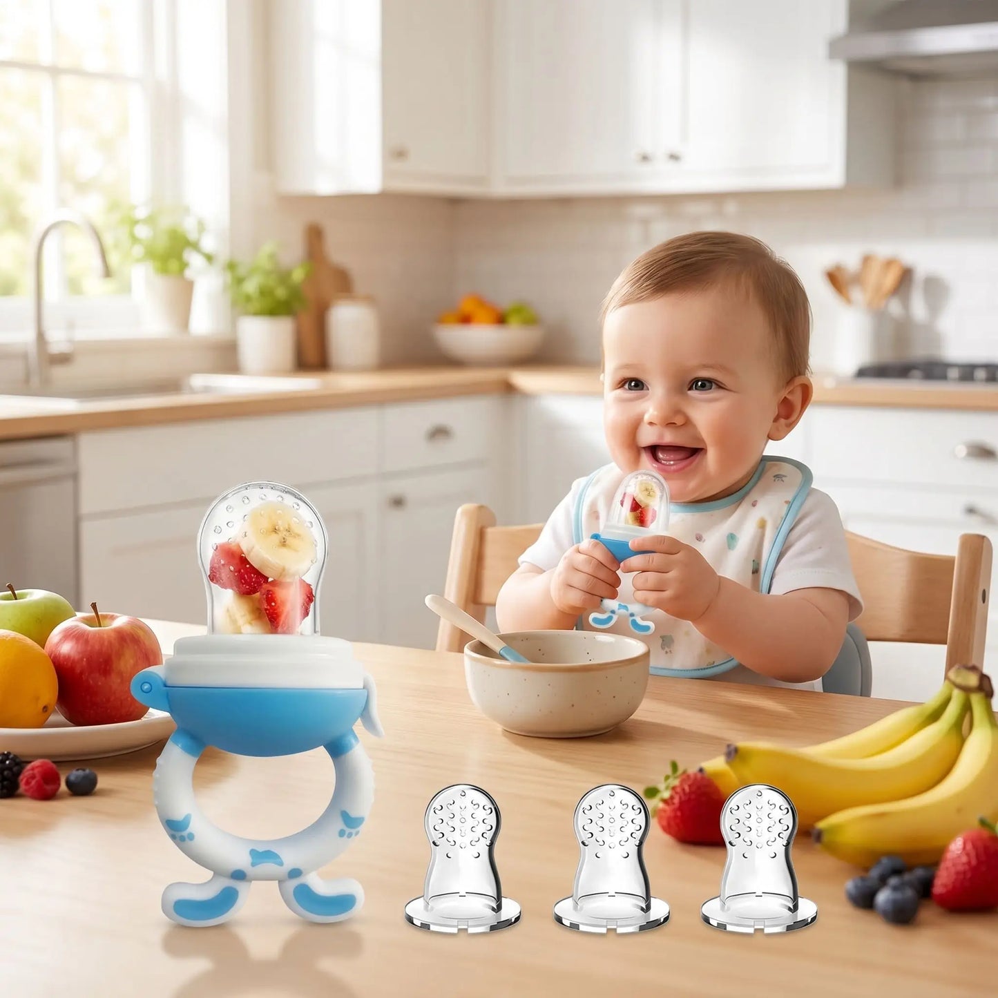 Grignoteuse bébé avis pédiatre bleu