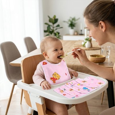 Lot de Bavoirs bébé avec bébé