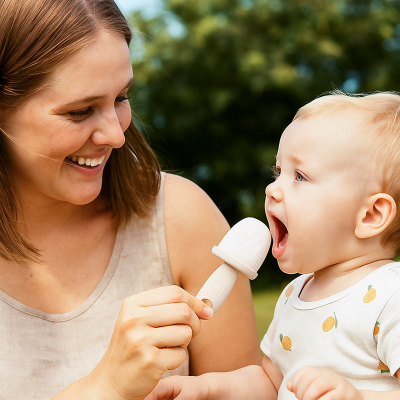 Moule à glace silicone avec bébé et maman