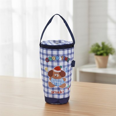 Porte biberon nomad thermo chien bleu