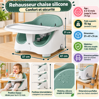Rehausseur chaise silicone dimensions