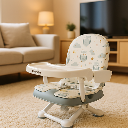 Rehausseur chaise gris