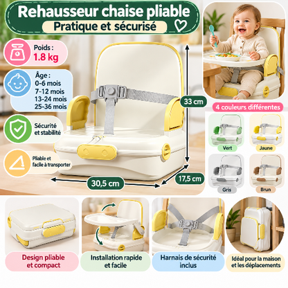 Rehausseur chaise pliable dimensions