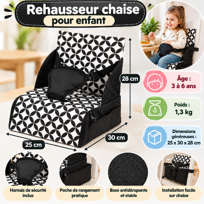 Rehausseur chaise pour enfant dimensions