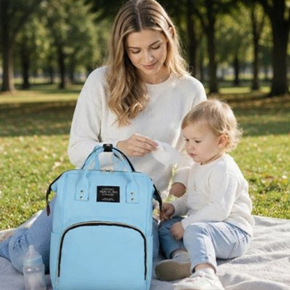 Sac a dos a langer rangement bleu optimisé bleu
