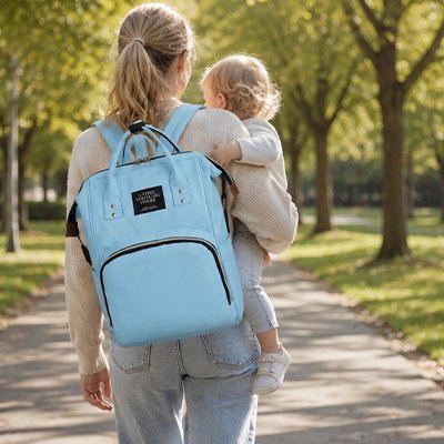 Sac a dos a langer rangement optimisé avec pochette