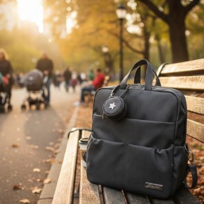 Sac a langer a dos ultra pratique avec porte suce