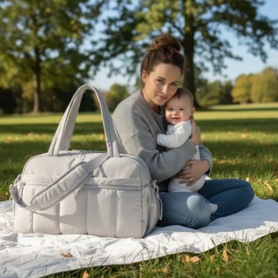 Sac à langer bébé avec maman