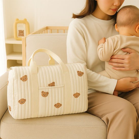 Sac a langer bébé avec maman