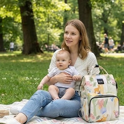 Sac a langer bébé nomade multipoches chevreuil