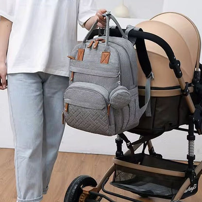 Sac à langer poches latérales pratiques