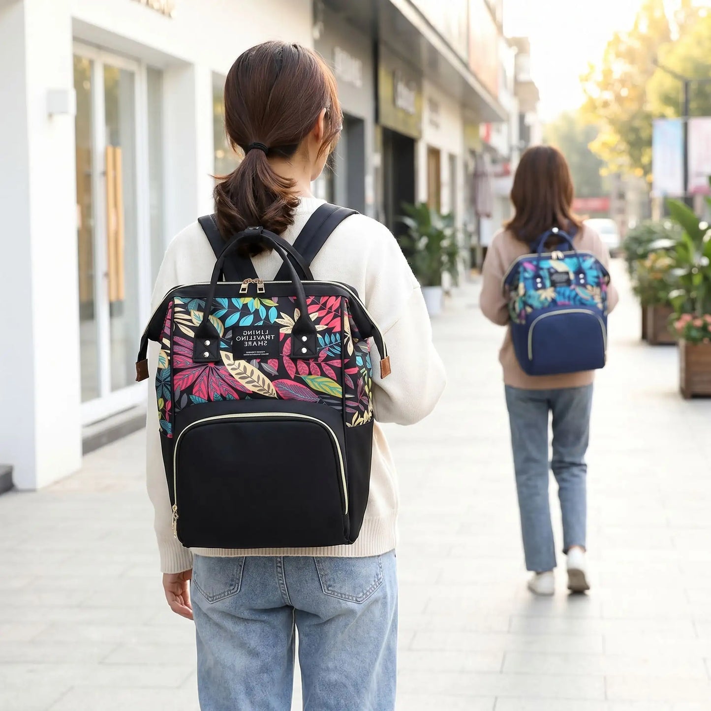 Sac à langer pratique avec noir