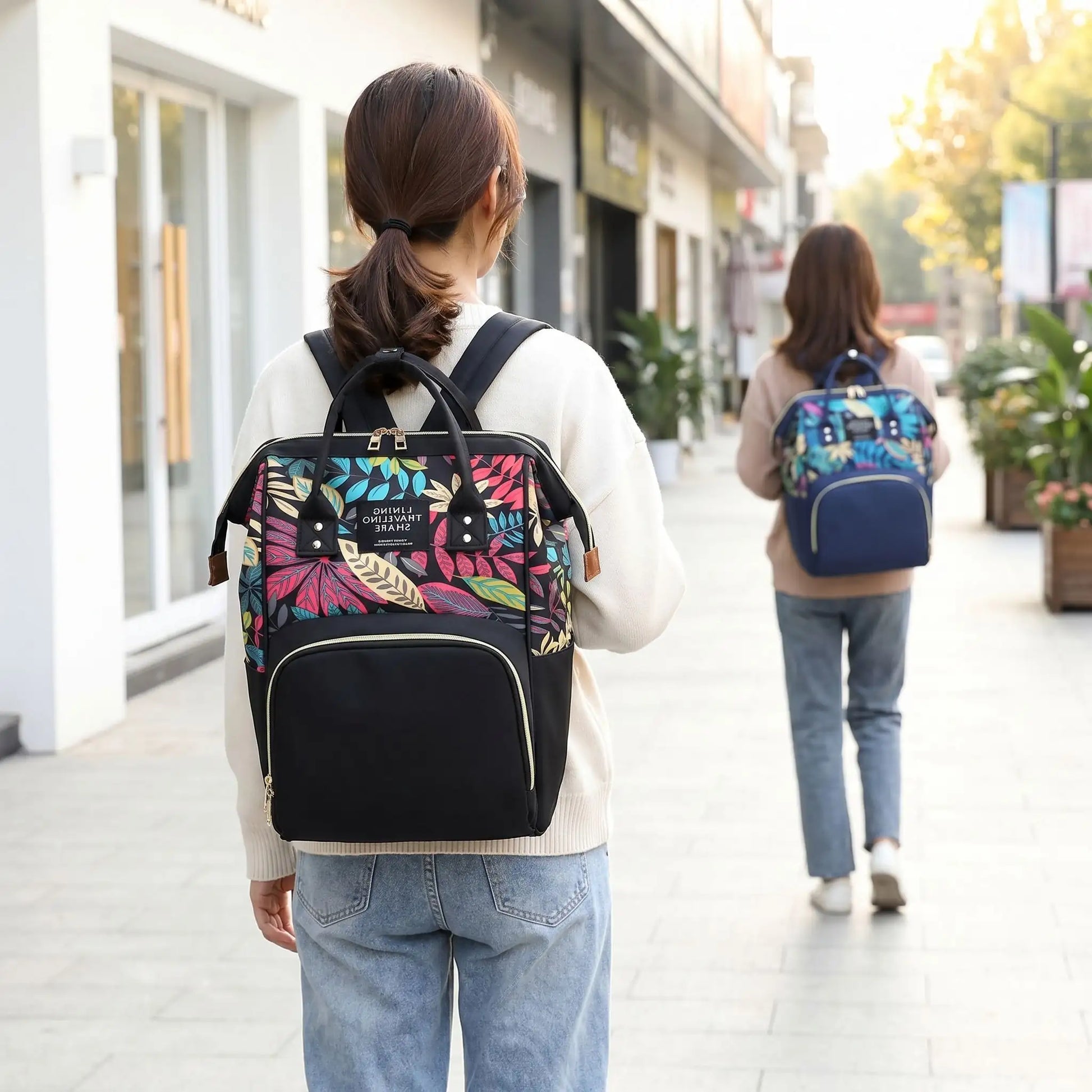 Sac à langer pratique avec noir