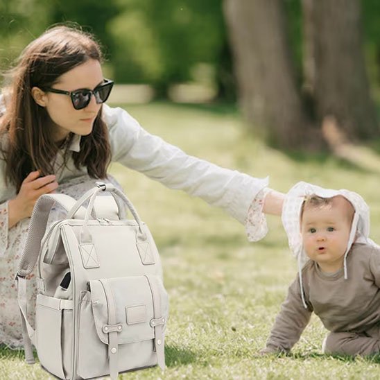 Sac à langer pratique et moderne avec bébé