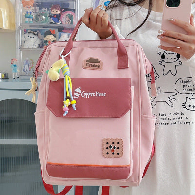 Sac a langer sac a dos ultra organisé rose